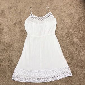 White lace detail sundress